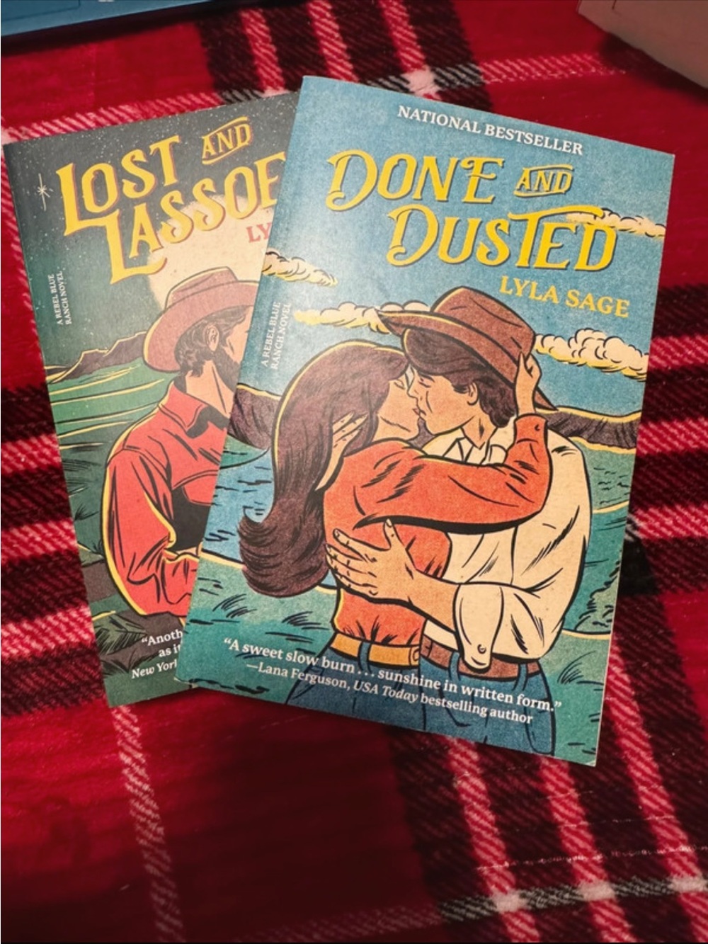 Lyla Sage, Done and Dusted, Fiction, Paperback, Series, Lot of 2